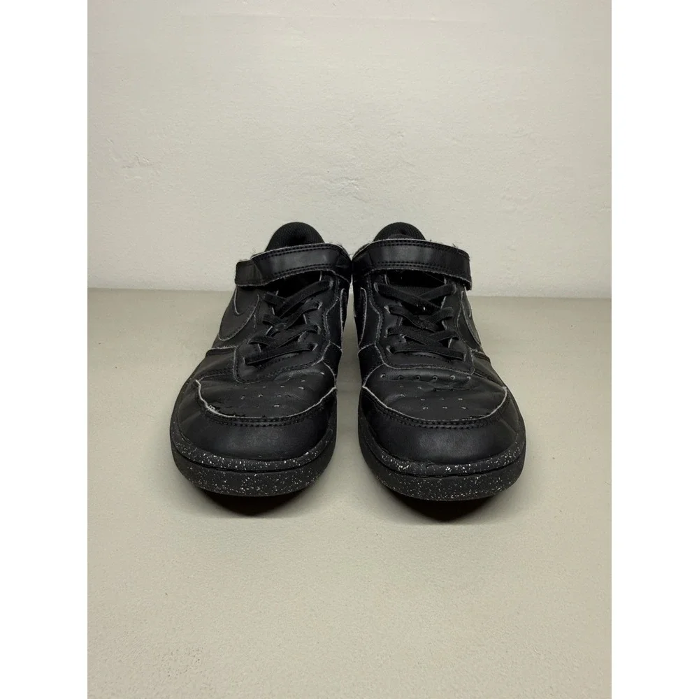 Nike Borough Low Recraft PS Kids Sneakers Triple Black Size 2.5Y DV5457-002